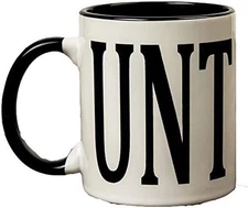 11 Ounce UNT with Black Handle Coffee Mug - Custom Coffee / Tea Cups - Dishwash