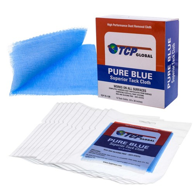 #ad Blue Tack Cloths Box of 12 Wax Silicone Free Anti Static Automotive Painters $14.99