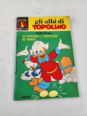 Italian Walt Disney Comic Gli Albi di Topolino Zio Paperone Donald Duck Scrooge