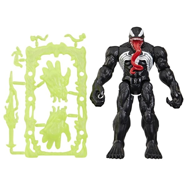 Marvel Spider-Man Actionverse Venom Action Figure & Accessories, 11.4-Cm (4.5 In-image
