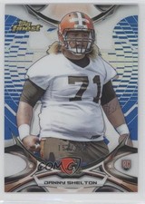 2015 Topps Finest Blue Refractor 153/250 Danny Shelton #47 2e6