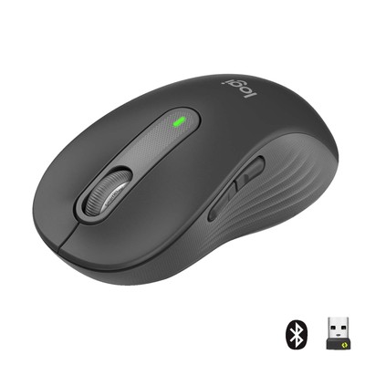 LOGITECH Signature M650 L kabellose Maus, Graphite