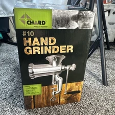 Hand Meat Grinder Chard  HG-10 Hand Grinder New Open