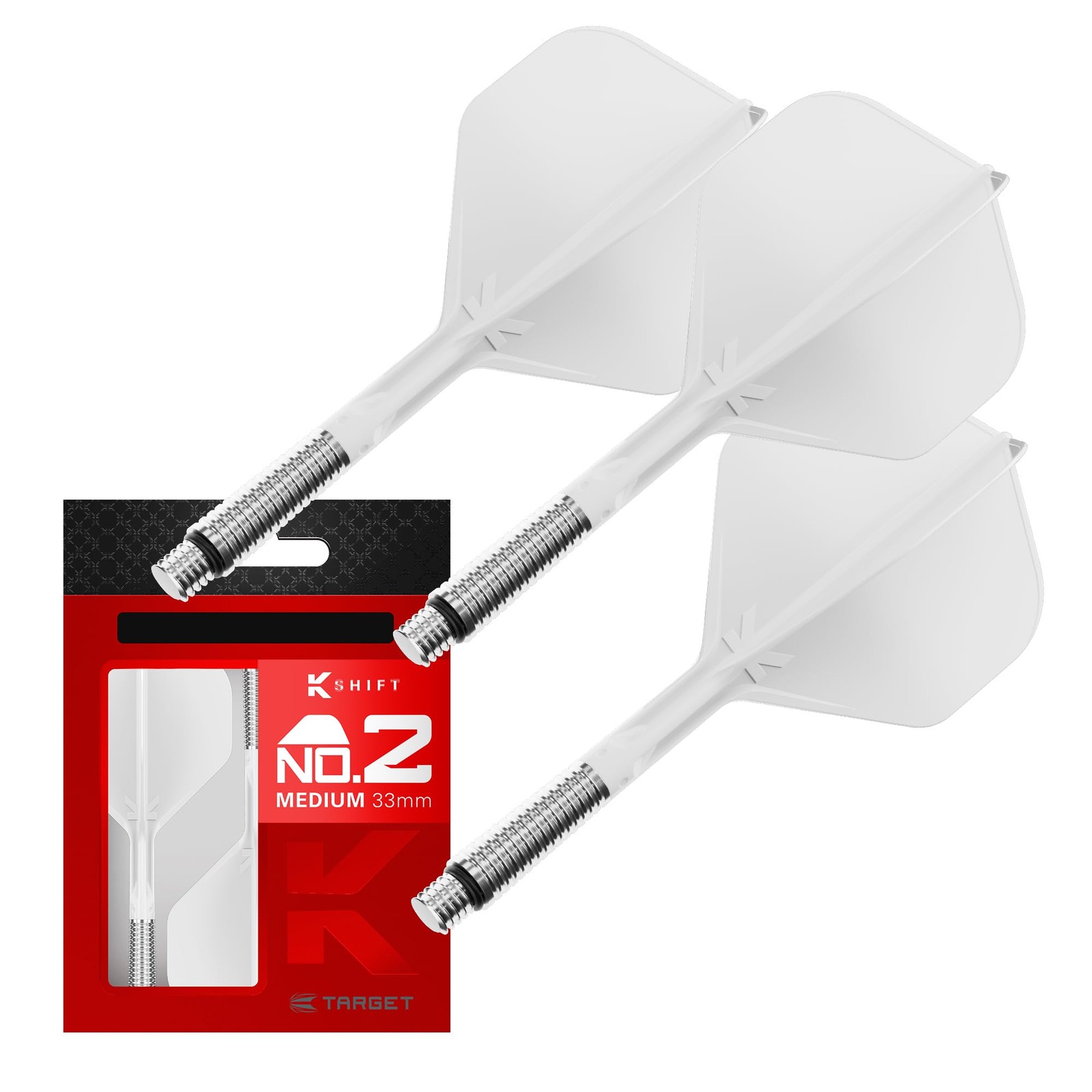 Target Darts K-Shift No.2 Integrated Flights & Shafts | K Shift No.2 Flight &