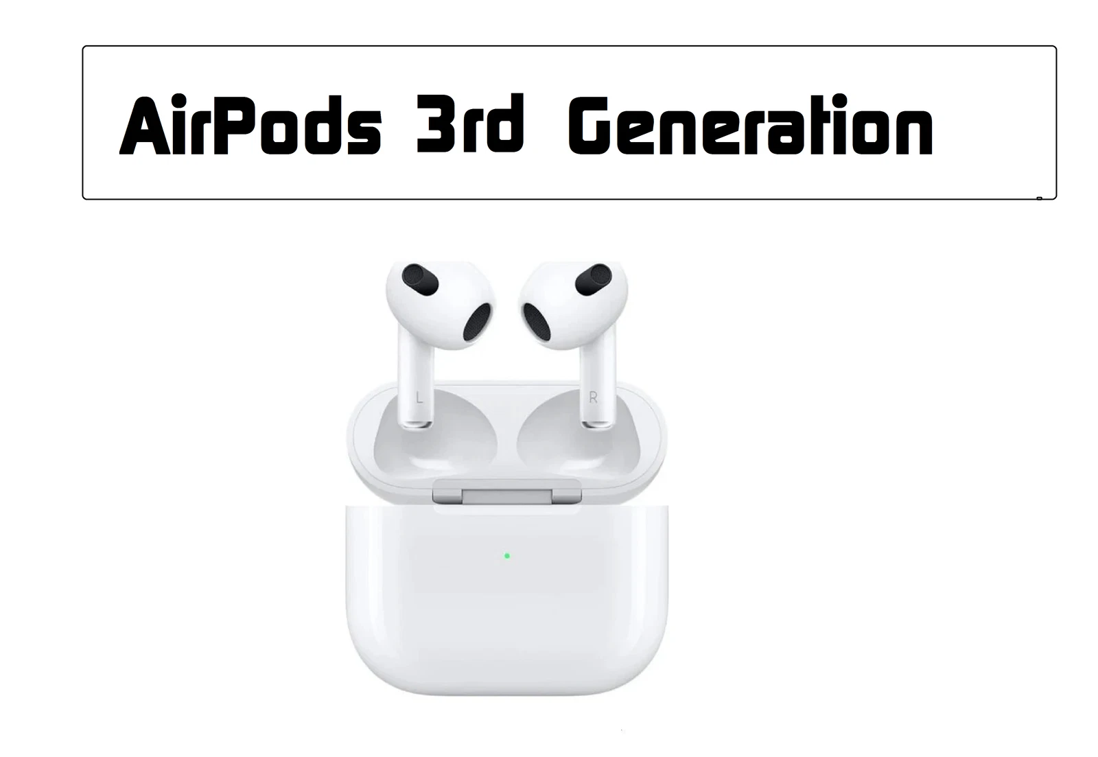 Apple AirPods 3rd Generation In-Ear Headsets with Charging Case and Cable MINT