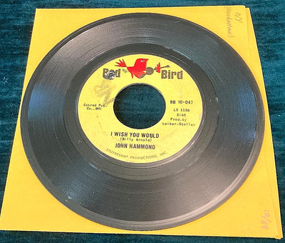 John Hammond: I Wish You Would/I Can Tell 45 Red Bird popcorn R&B VG- HEAR