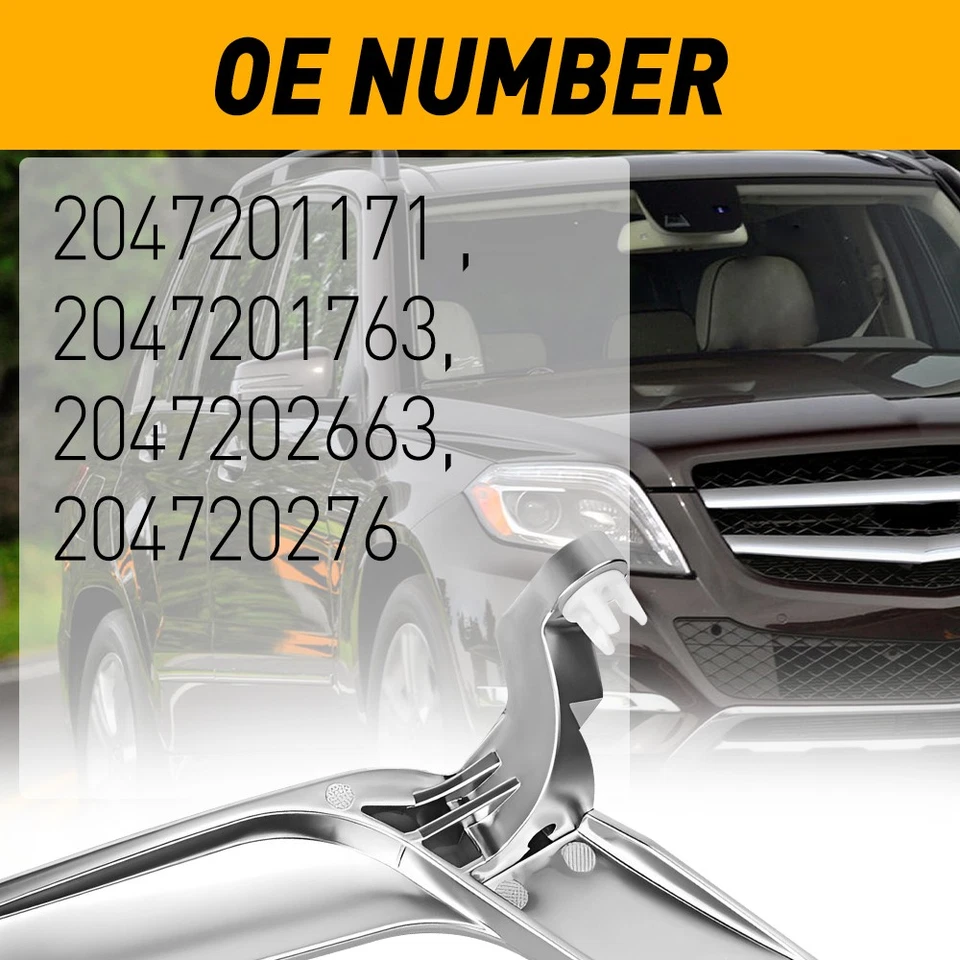 Left Right Side Inside Door Handle Repair Kit For Mercedes-Benz C250 C300 C350 Foto 4 de 4