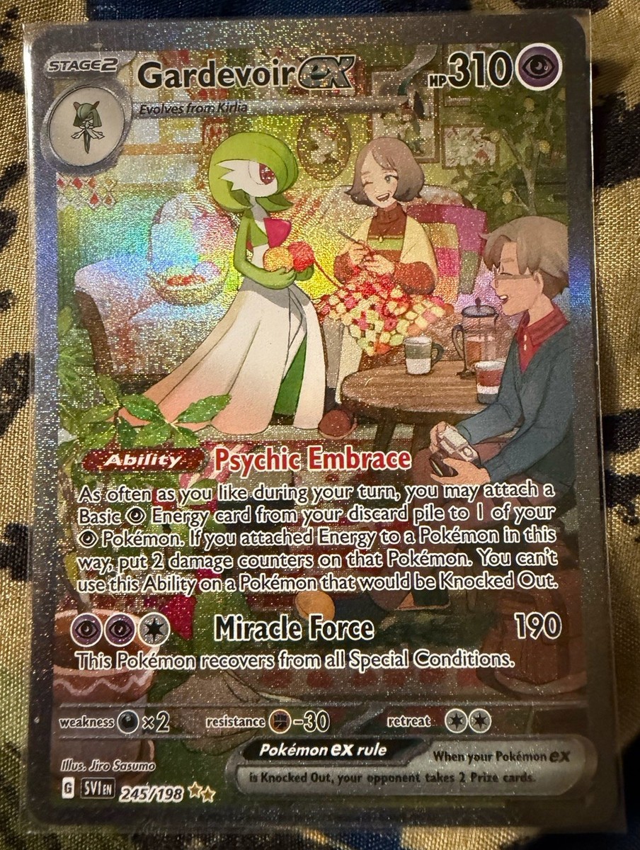 pokemon tcg scarlet & violet 245/198 gardevoir ex card 245 198 (Graded) Case Having been authenticated and graded Gardevoir ex - 086/198 -