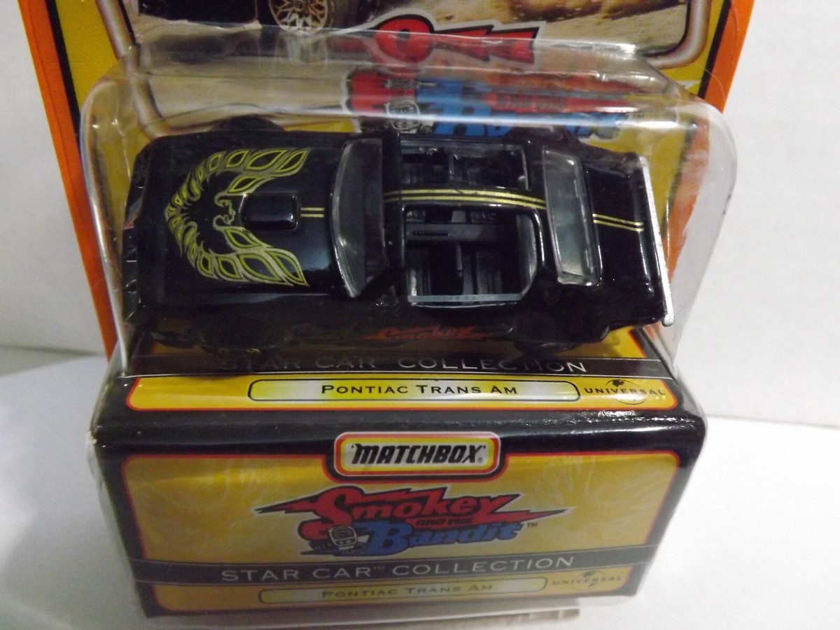 Matchbox Star Car Smokey & The Bandit Black Pontiac Trans AM