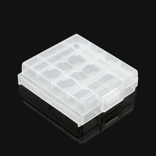 SOSHINE HARD PLASTIC CASE 1.5V AA/AAA BATTERY COVER HOLDER CELLS STORAGE BOX 1x - Picture 4 of 15