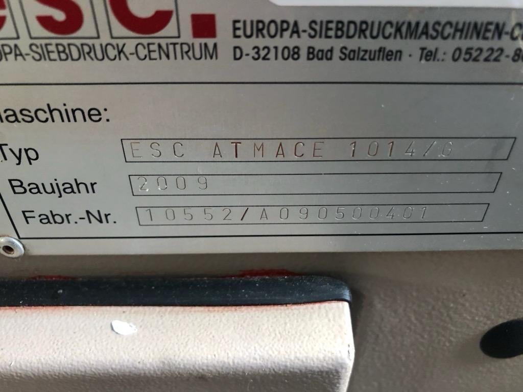  Siebdruckmaschine  ESC ATMACE 1014/G BJ2009 – Bild 7
