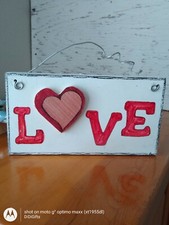Love Sign, Wooden Love Signs, Wall Decor Love Sign, Farmhouse Sign, Wood Signs