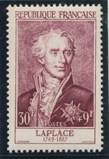 TIMBRE FRANCE 1031** Laplace  1955