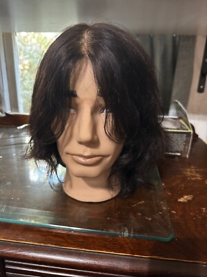 Used in Box Pivot Point Samuel 100% Human Hair Mannequin Head +adjustable holder