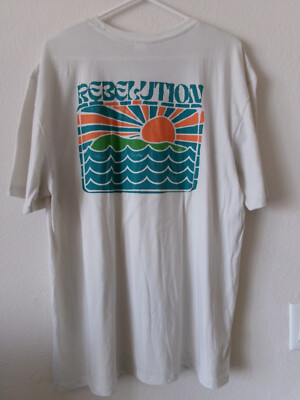 Rebelution Sun Waves Ocean Beach Reggae T-Shirt Mens S/S Sz XL - New