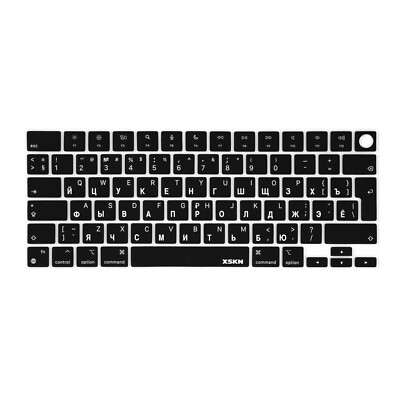 XSKN Russian Keyboard Cover for 2026-2021 Macbook Pro 14.2/Macbook