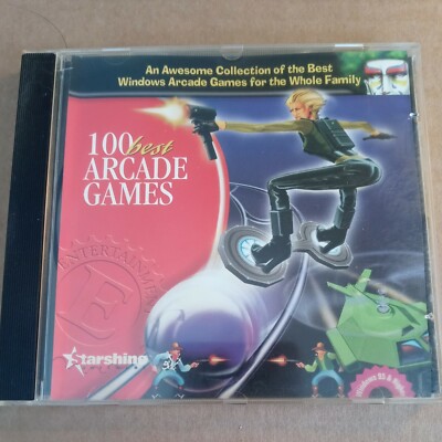 100 Best Arcade Games Windows 95 PC CD-ROM in jewel case
