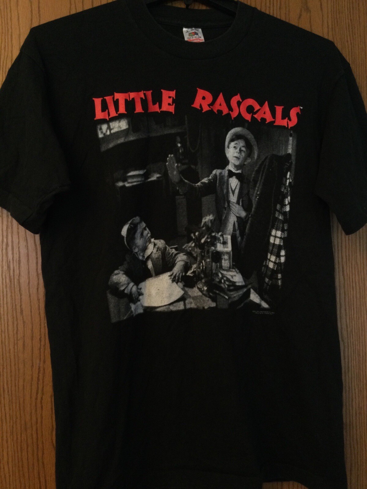 Litttle Rascal Sparaky Little Rascals - Sparky & Alfalfa - 1993 Black Shirt - L - Fruit Of The ...