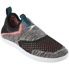 Speedo- Surf Strider Water Shoes Girls Swim Shoes Gray/Pink Size Medium 2-3 New
