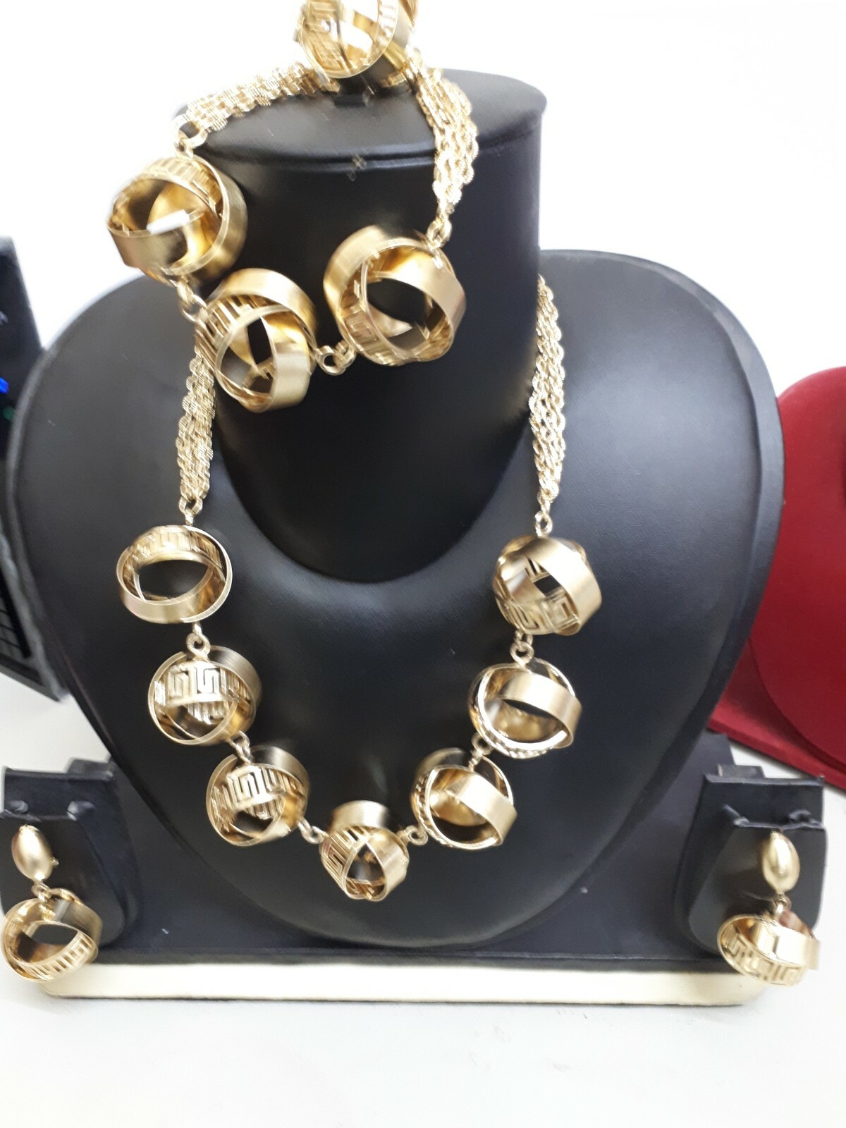 Chunky gold plated costume jewellery sets eBay
