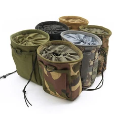 Molle Dump Pouch Drawstring Magazine Utility Pouch Folding Dump Pouch Waist Bag