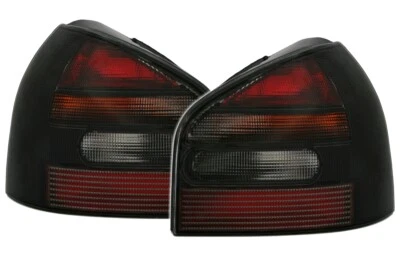 Juego de luces traseras en negro para Audi A3 8L luces traseras negras clásico retro