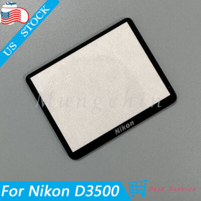 For Nikon D3500 Digital Camera Part LCD Screen Display Window Outer Glass & Tape