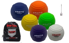 Plyo Weighted Ball Set W/ Seams | Baseball Throwing & Pitching | Krato Sports