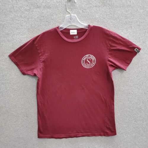 Salty Crew Men T-Shirt Medium Red Logo Graphic Fi… - image 1
