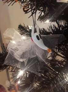 Zero Nightmare Before Christmas Ornament Car Hanging Decoration Ebay