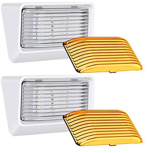 2 Pack Rv Led Outdoor Exterior Porch Light 12V Outside Lighting Fixtures Camper* - Picture 1 of 9