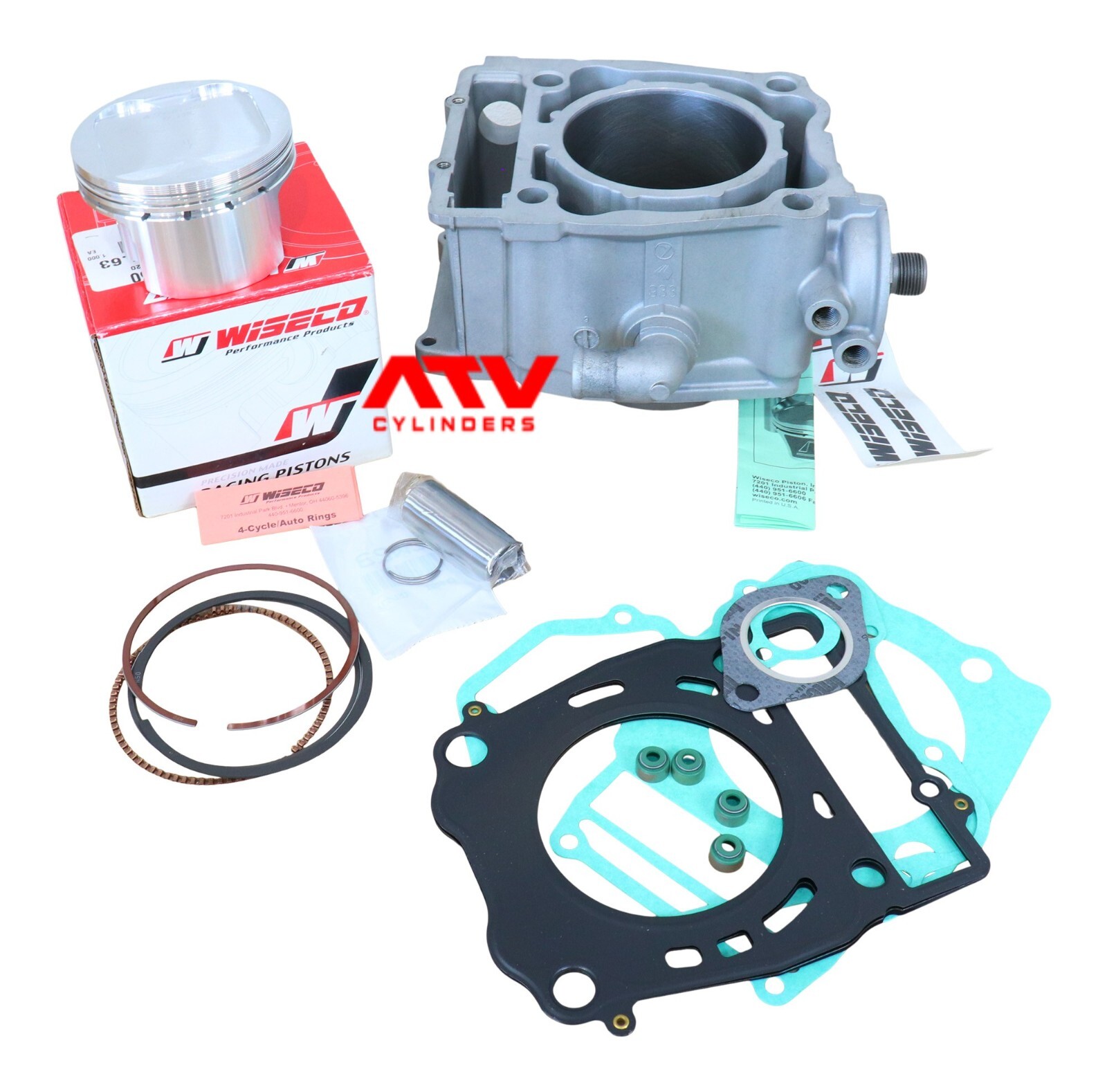 Genuine 96-14 Polaris Sportsman Ranger Scrambler 500 Cylinder Piston Kit Wiseco