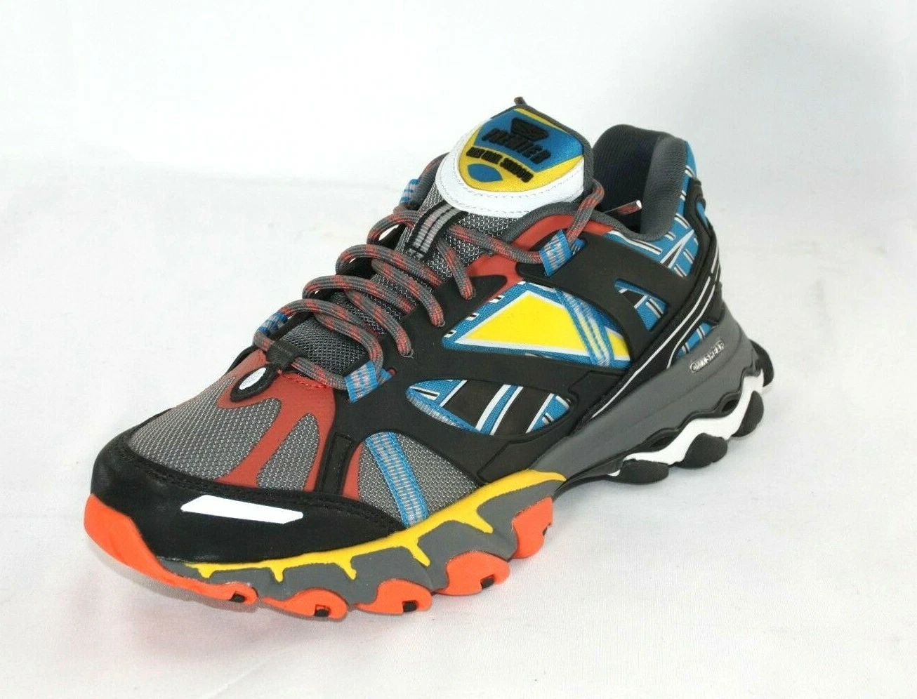 MEN'S REEBOK DMX TRAIL SHADOW RUNNING EF8740 CDGRY/CONBLU/VIVDOR SHOE SIZE 8.5