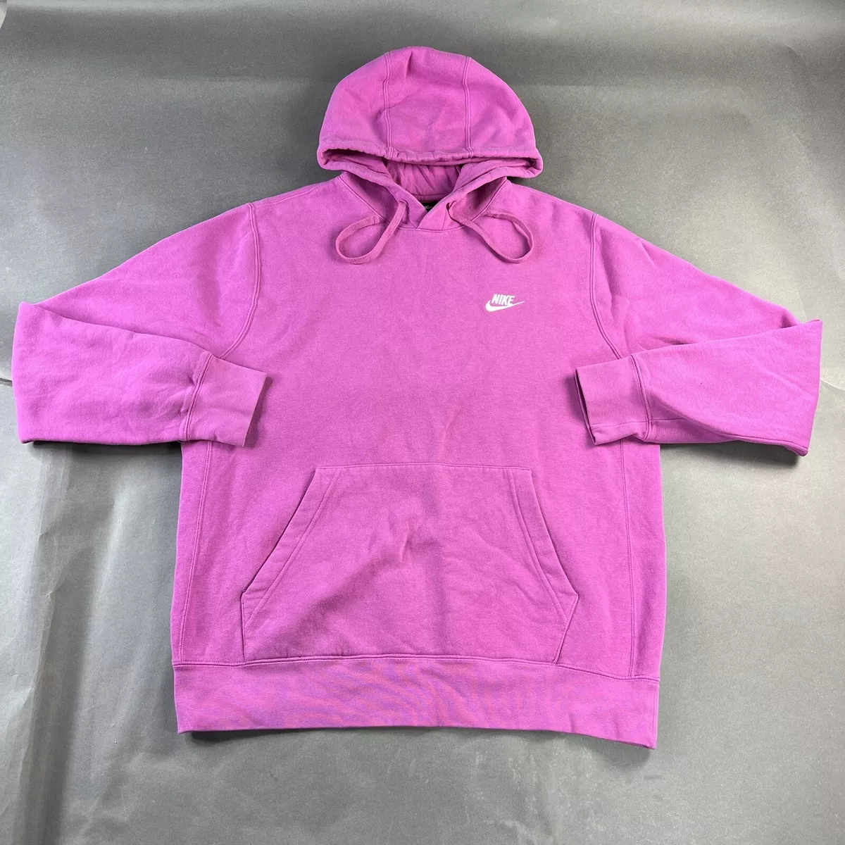 Nike Jacket Large Purple Mens Embroidered Pullover Athletic Hoodie