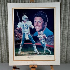 Dan Marino Signed Art Print NFL Limited Edition 359/650 Angelo Marino, Signed