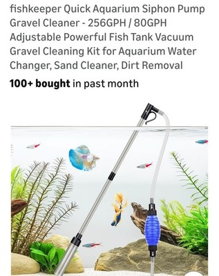 Fishkeeper Aquarium Gravel Cleaner Small (up to 25 in.) FK018