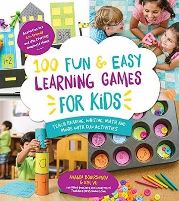 100 Fun & Easy Learning Games for - Paperback, by Boyarshinov Amanda; Vij - Good
