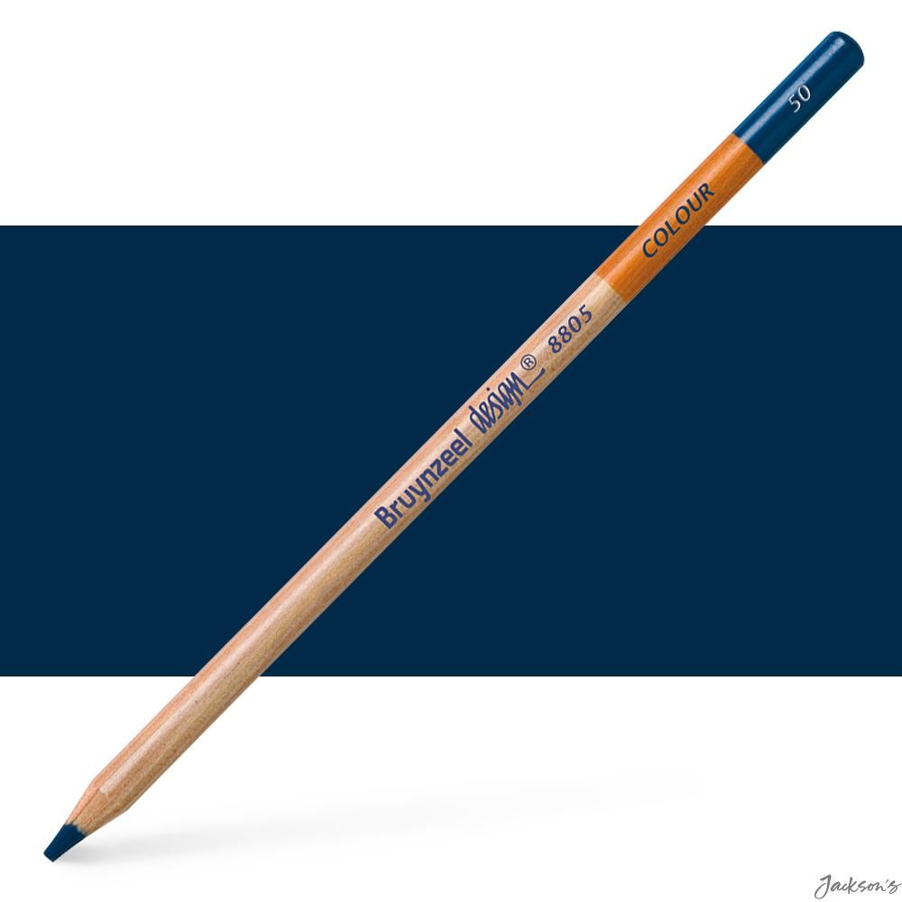 Bruynzeel Design Colour Pencil Cedar Wood Ultramarine For Drawing Art