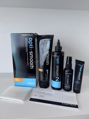 Matrix Opti Smooth Pro-Keratin Smoothing Straightening Kit Cream 8 fl oz Normal