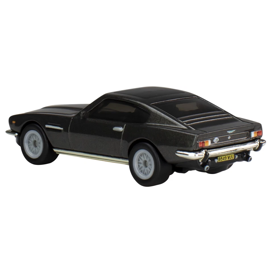 007 JAMES BOND Modello auto ASTON MARTIN V8 1:64 6cm Hot Wheels HVJ36 - Immagine 4 di 4