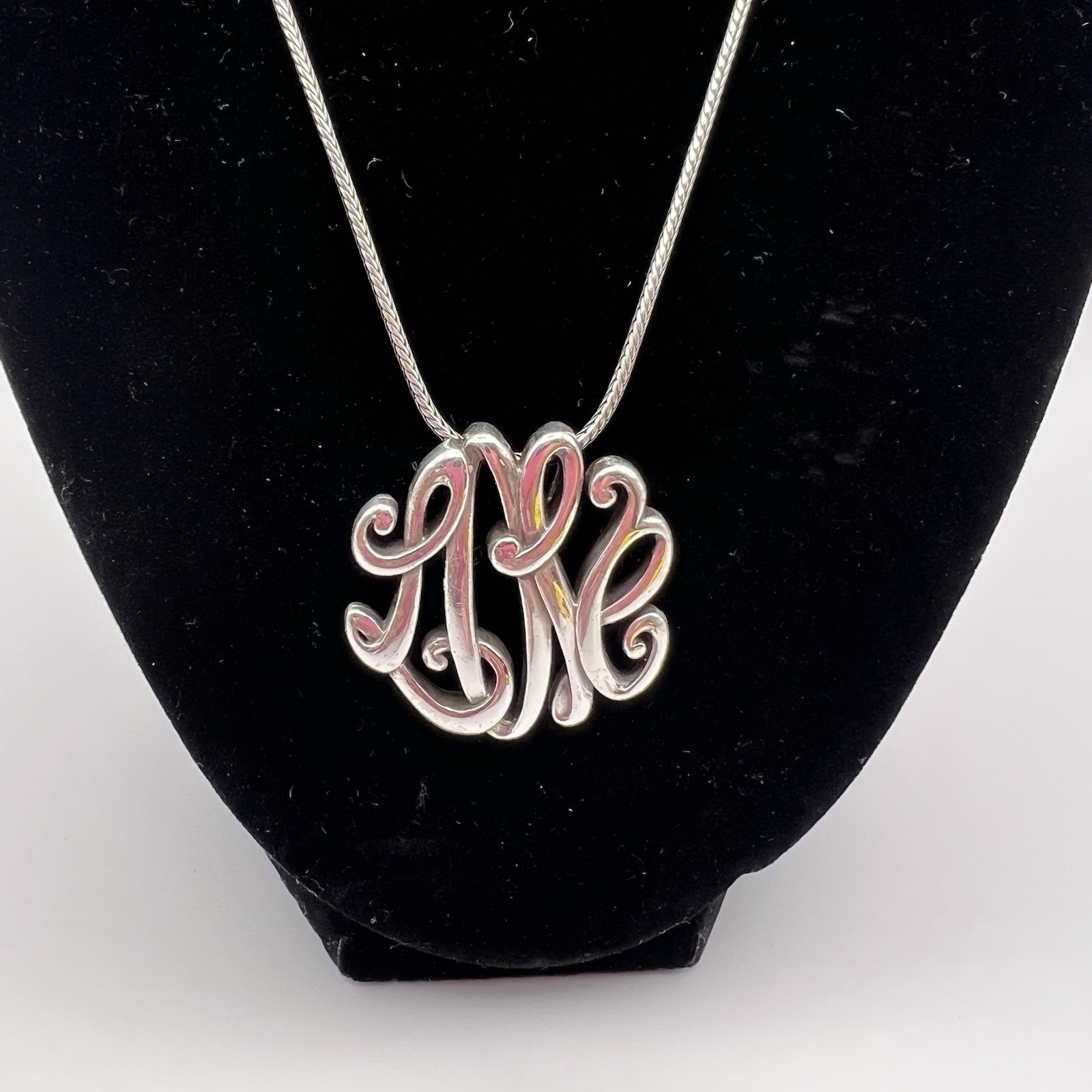 Brighton L O V E Cursive Script Pendant Necklace … - image 1