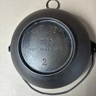 Antique Cast Iron Pre-Griswold Erie Scotch Pot 780 #2 Pat. 3/10/1891