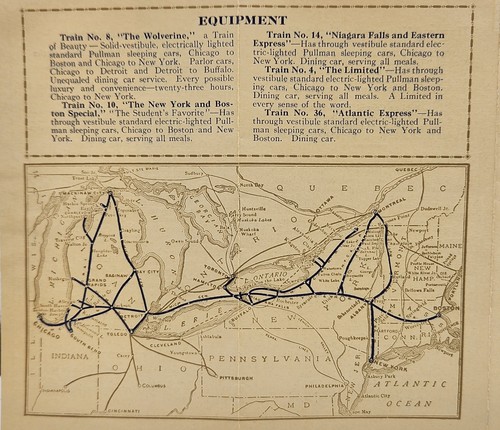 1911 New York Central RR Lines Timetable & Map for Students of Eastern Colleges - Picture 7 of 10