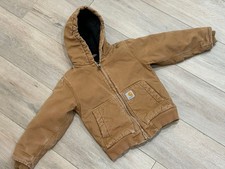 Youth Boys Carhartt Hooded Jacked Size Xs 6 