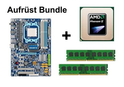 Aufrüst Bundle - Gigabyte MA770T-UD3P + Phenom II X4 925 + 4GB RAM #69060