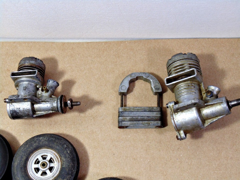 Lot of vintage control line model airplane engines and accessories | eBay
