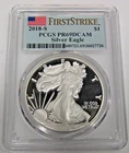2018 S Proof American Silver Eagle PCGS PR69DCAM First Strike