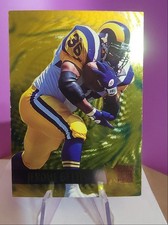 1995 Fleer Metal Gold Blaster #2 Jerome Bettis - Rams - HOF