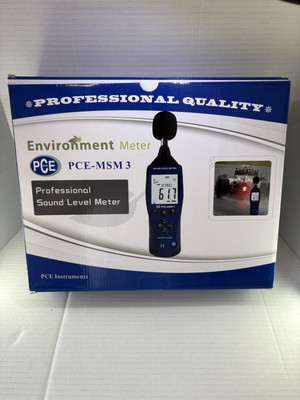 PCE INSTRUMENTS PCE MSM 3 sound level meter Complete With Manual Tested