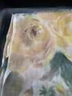 Aime Leon Dore Floral Scarf with Yellow and Green Accents Silk Wool — photo 5